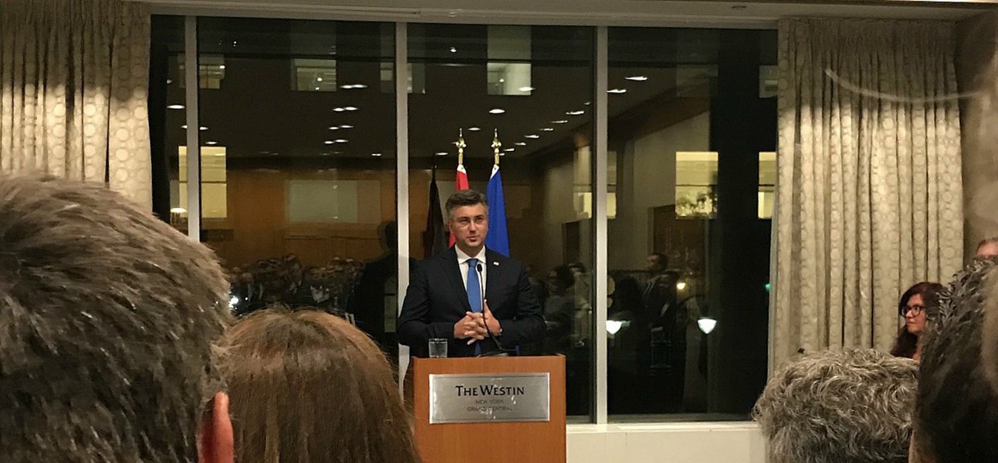 PM Plenkovic meets with Croatian Americans in New York